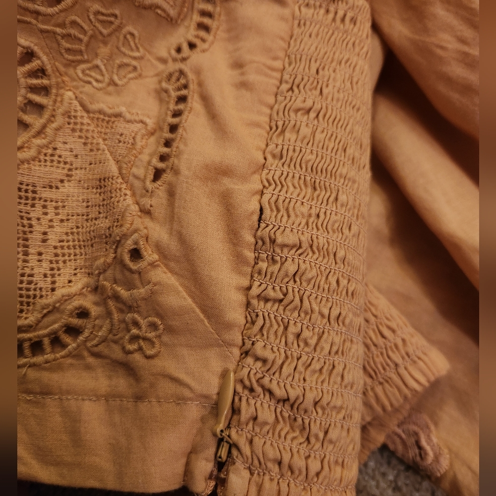 FARM Rio Peach Embroidered Blouse - Picture 11 of 11